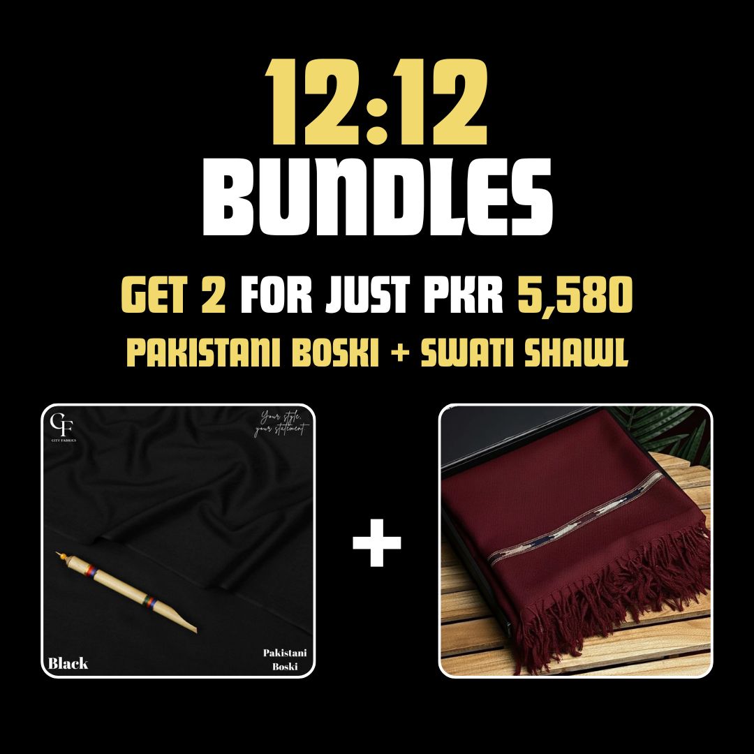 Pakistani Boski + Swati Wool Shawl