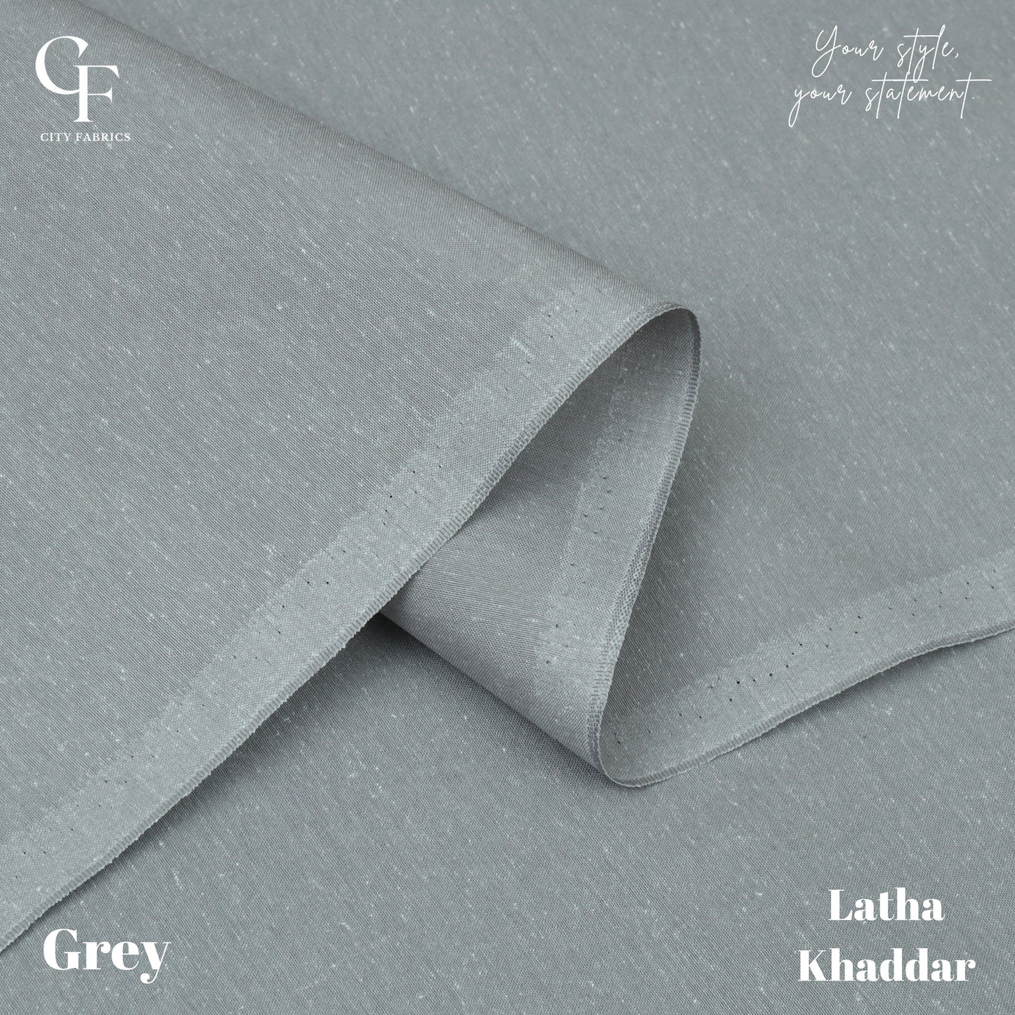 Latha Khaddar Grey