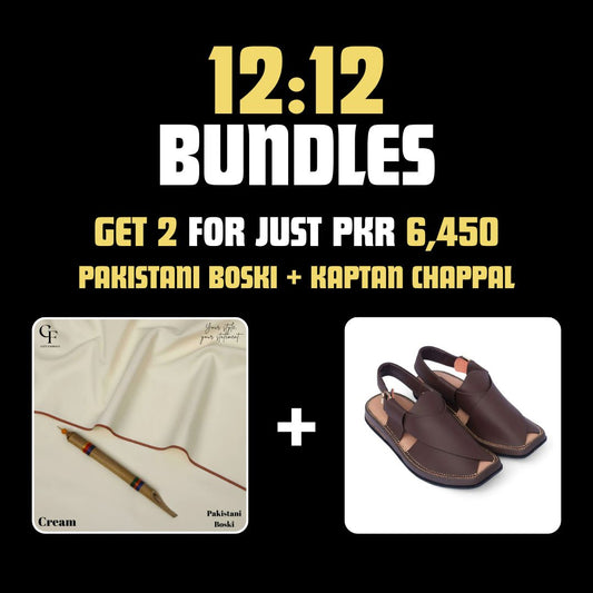 Pakistani Boski + Kaptan Chappal