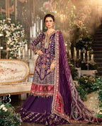 MARIA.B ORGANZA UNSTITCHED EMB MAXI - City Fabrics 