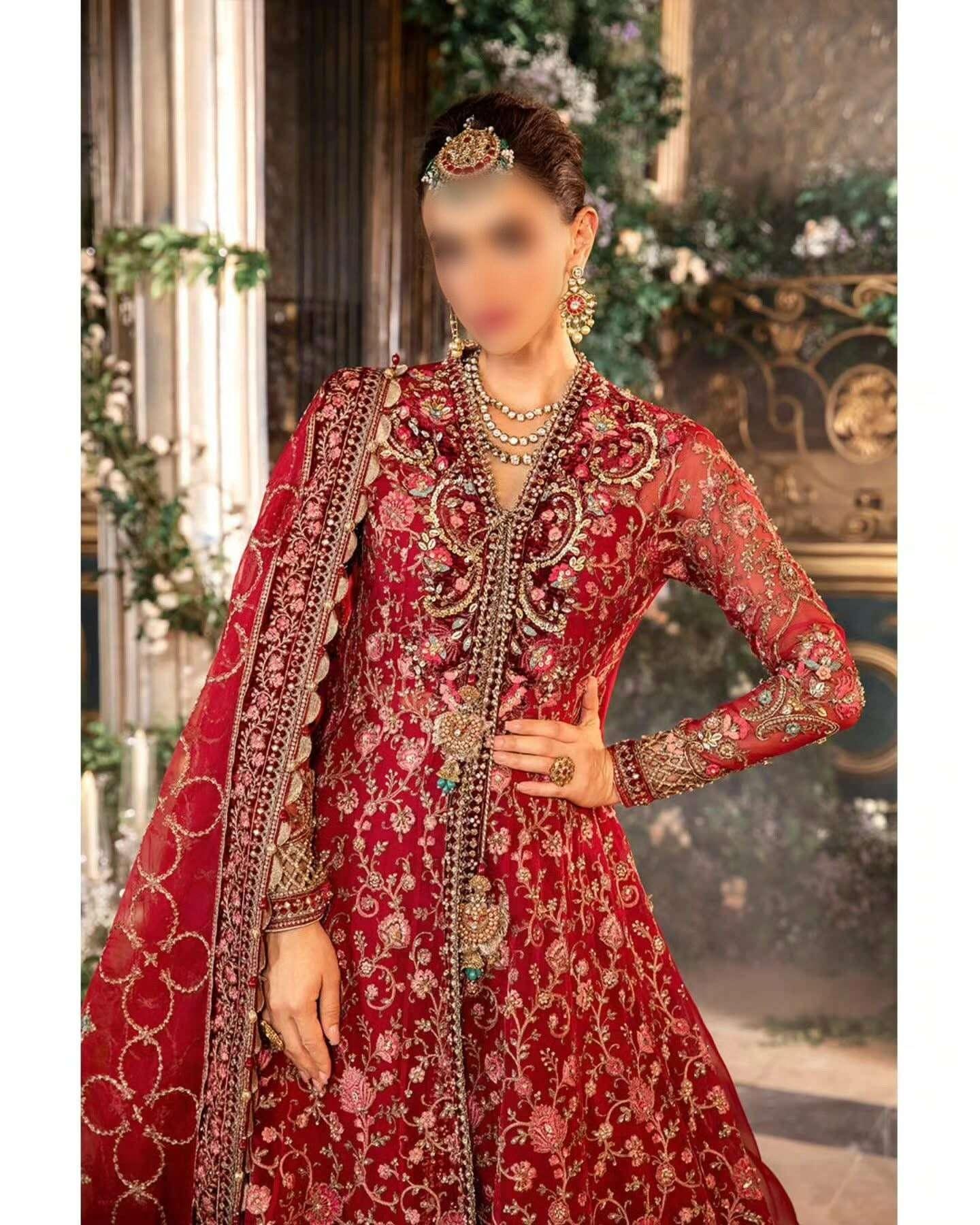 MARIA ORGANZA UNSTITCHED EMB MAXI - City Fabrics 