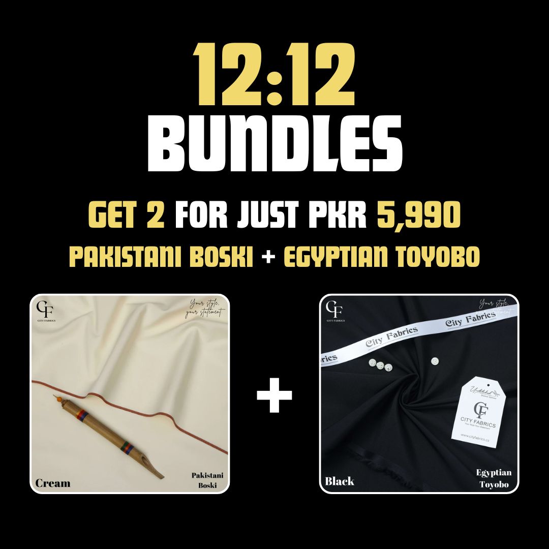 Pakistani Boski + Egyptian Toyobo