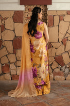 BAROQUE LAWN PRINTED UNSTICH 3PC - City Fabrics 