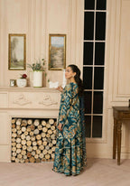 BAROQUE LAWN PRINTED UNSTICH 3PC - City Fabrics 