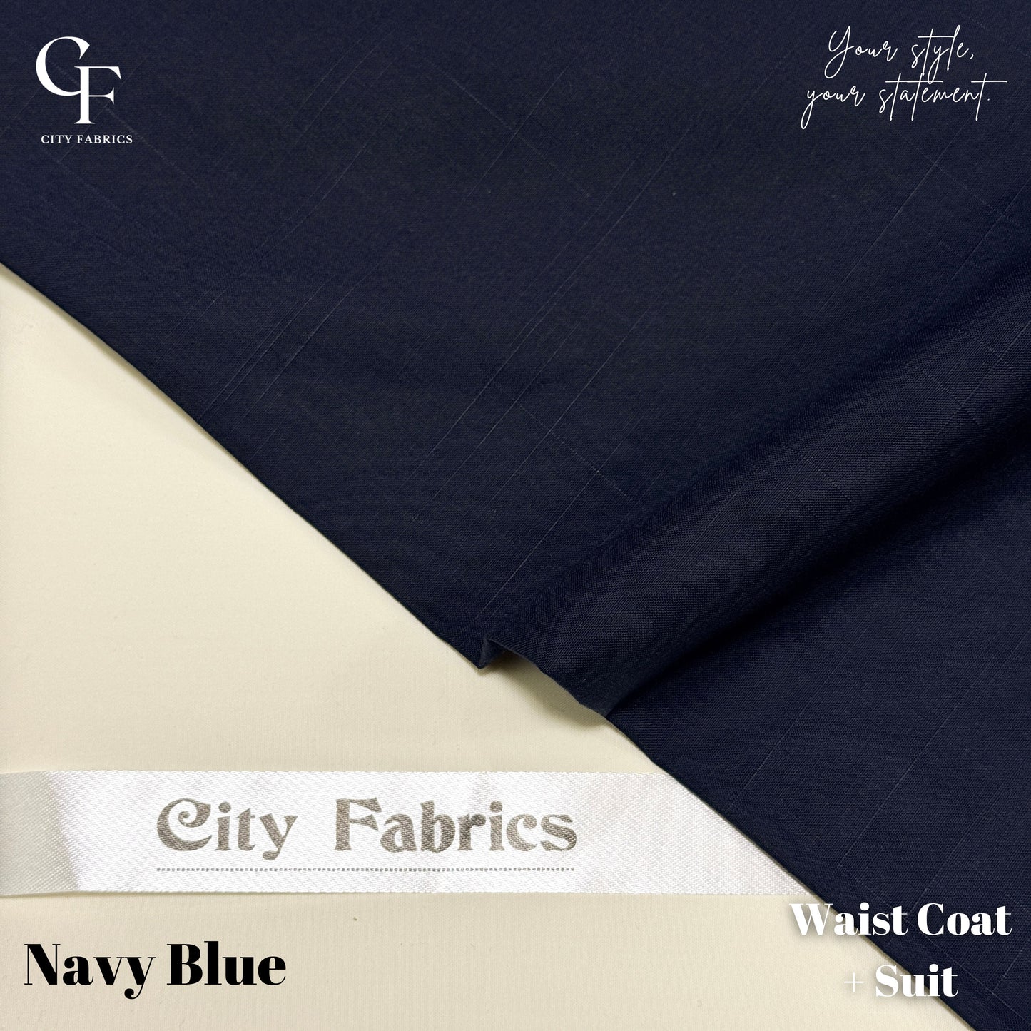 Suit With Waistcoat Off-White