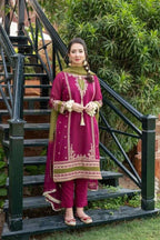 OMAL BY KOMAL (Linen 3Pc) - City Fabrics 