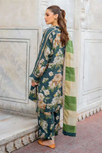 BAROQUE KHADDAR UNSTITCHED PRINTED 3PC - City Fabrics 