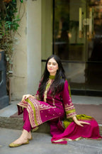 OMAL BY KOMAL (Linen 3Pc) - City Fabrics 