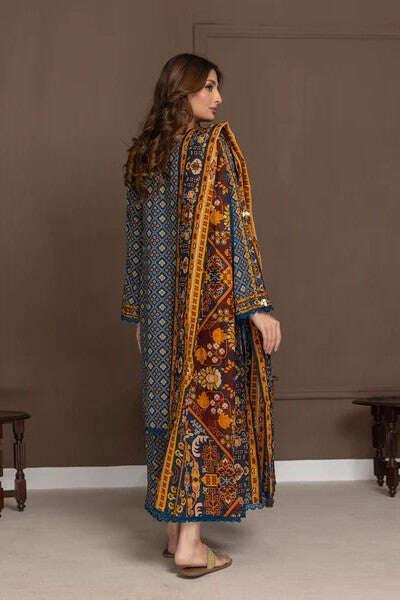 NISHAT KHADDAR UNSTITCHED PRINTED 3PC - City Fabrics 