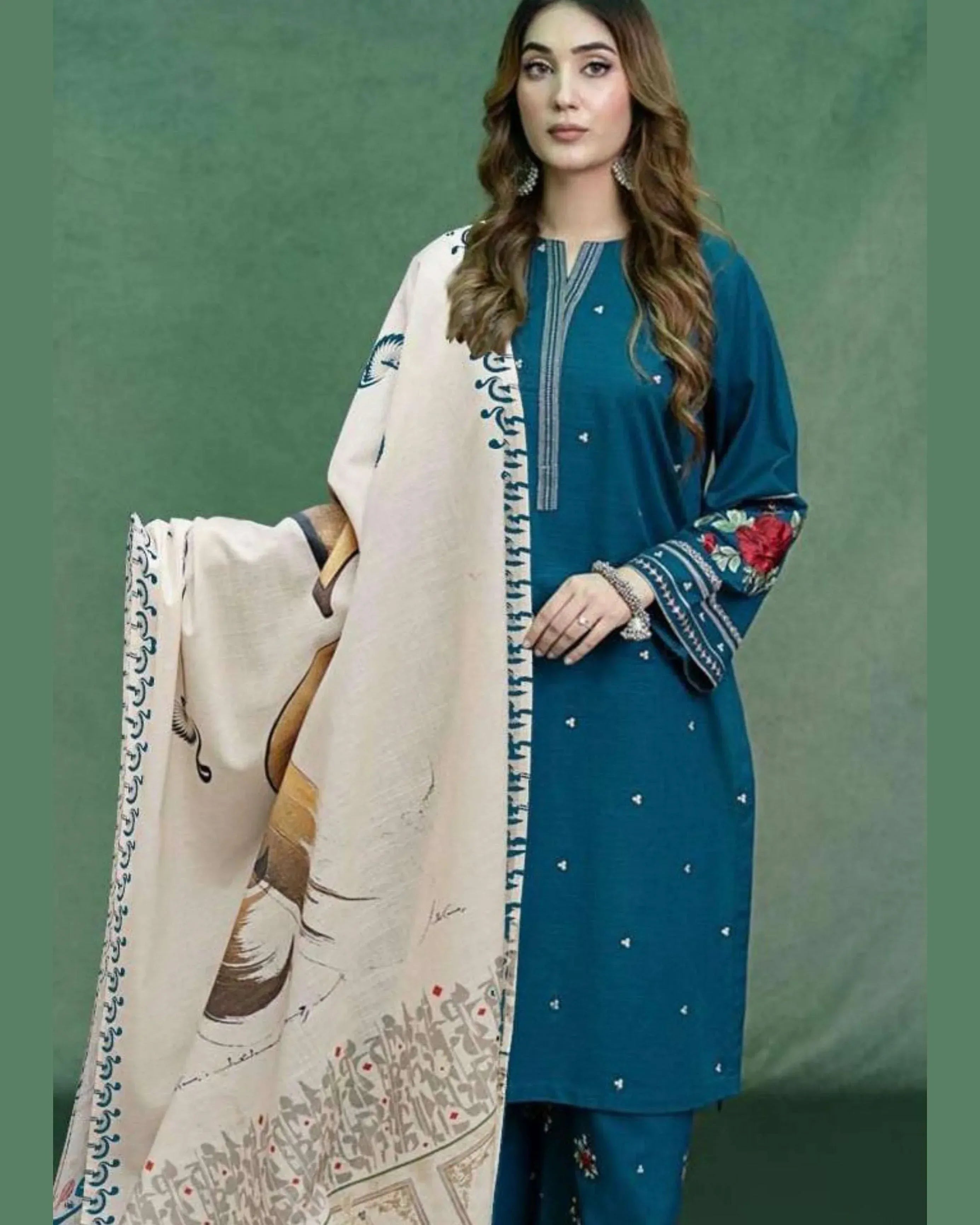 URGE LAWN UNSTICH EMB 3PC - City Fabrics 