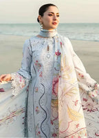 QALAMKAR LAWN UNSTITCHED EMB 3PC - City Fabrics 