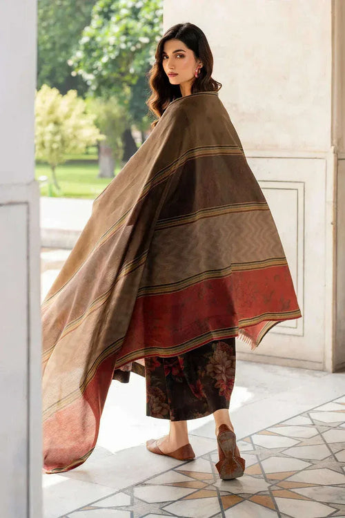 BAROQUE KHADDAR UNSTITCHED PRINTED 3PC - City Fabrics 