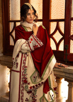 CRIMSON LAWN UNSTITCHED EMB 3PC - City Fabrics 