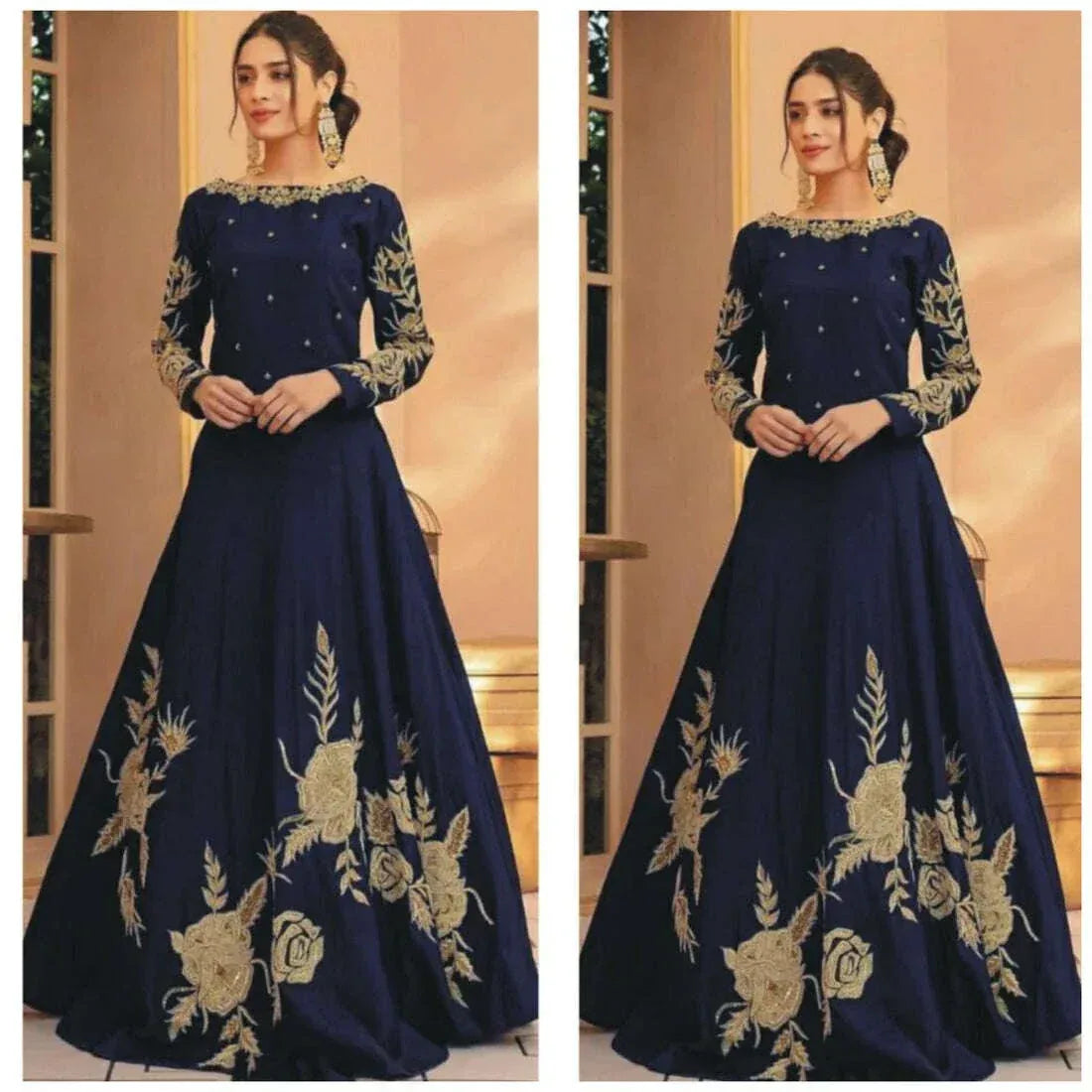 KATTAN SILK UNSTICH EMBROIDERED 3PC - City Fabrics 