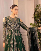 MARIA.B ORGANZA UNSTITCHED EMB SUIT - City Fabrics 