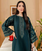 BATIK LAWN UNSTICH EMB 2PC - City Fabrics 