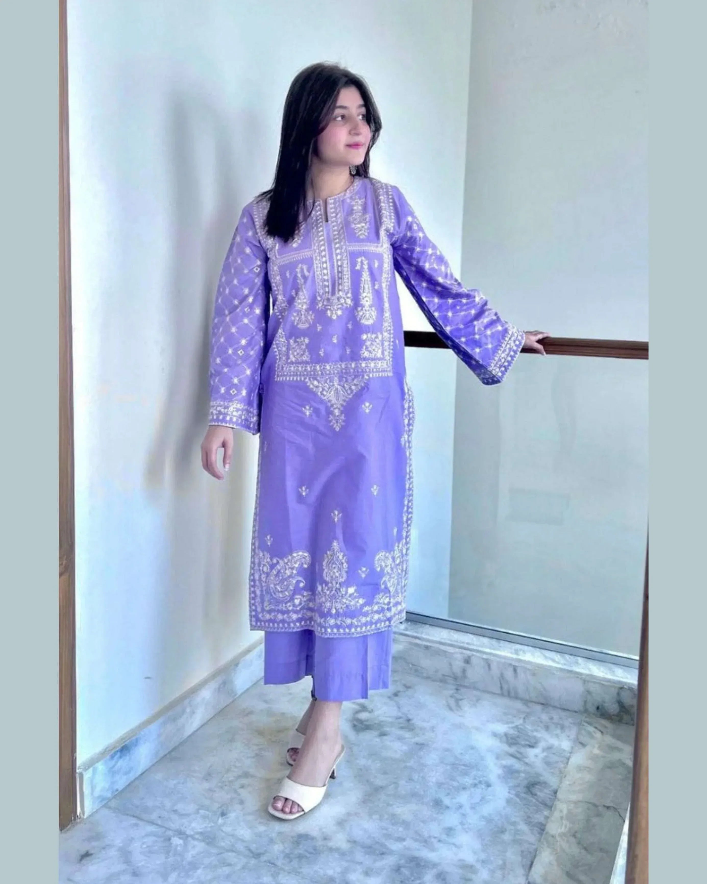 BAREEZE LAWN UNSTICH EMB 2PC - City Fabrics 