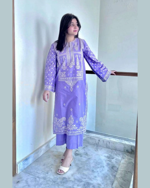 BAREEZE LAWN UNSTICH EMB 2PC - City Fabrics 