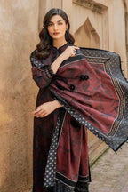 BAROQUE KHADDAR UNSTITCHED PRINTED 3PC - City Fabrics 