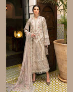 MARIA.B LAWN UNSTITCHED EMB 3PC - City Fabrics 