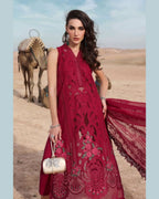 MARIA.B LAWN UNSTITCHED EMB 3PC - City Fabrics 