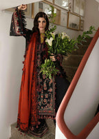 HUSSAIN REHAR LAWN UNSTITCHED EMB 3PC - City Fabrics 