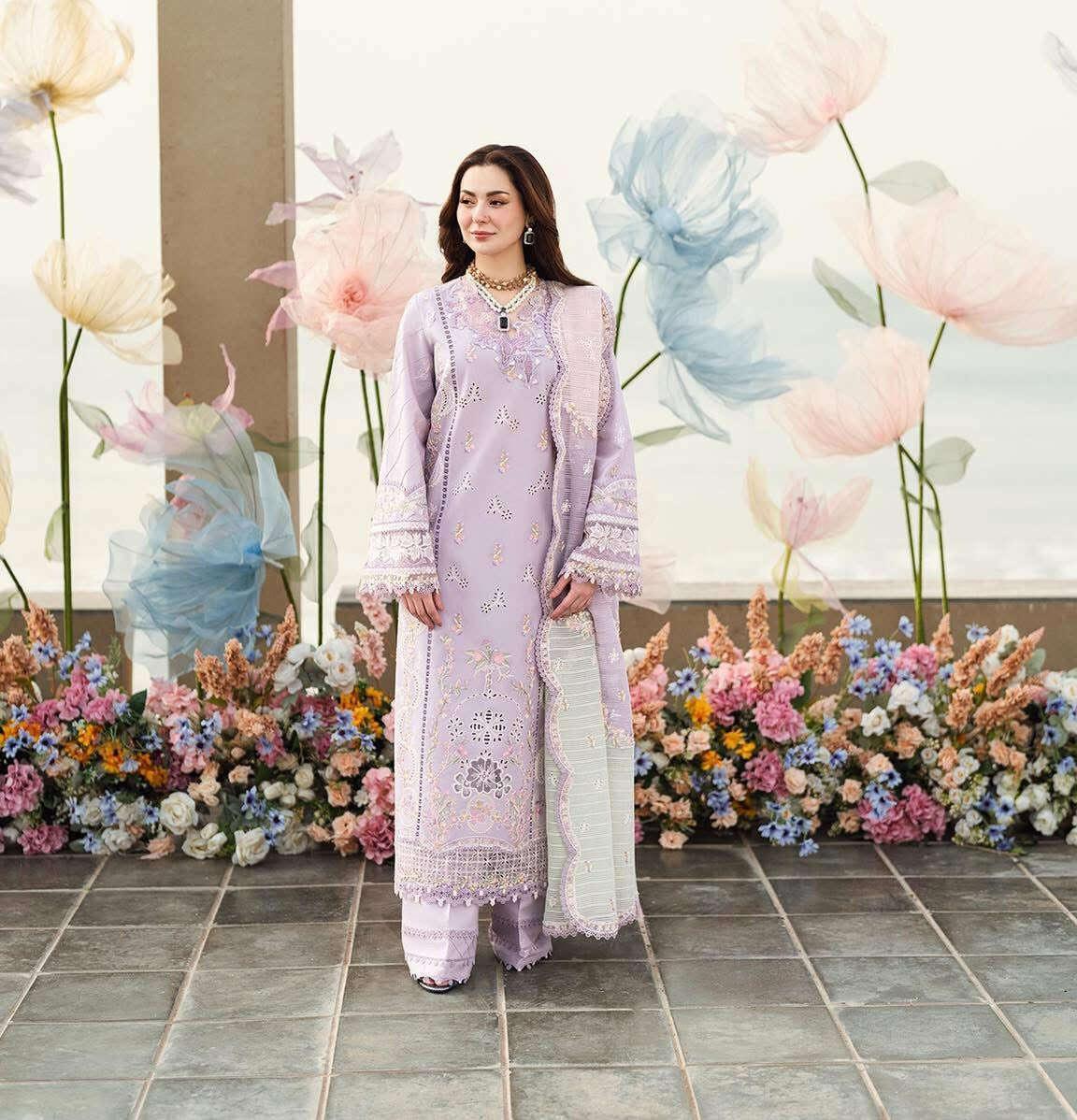 QALAMKAR LAWN UNSTITCHED EMB 3PC - City Fabrics 