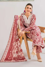 BAROQUE KHADDAR UNSTITCHED PRINTED 3PC - City Fabrics 