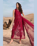 MARIA.B LAWN UNSTITCHED EMB 3PC - City Fabrics 