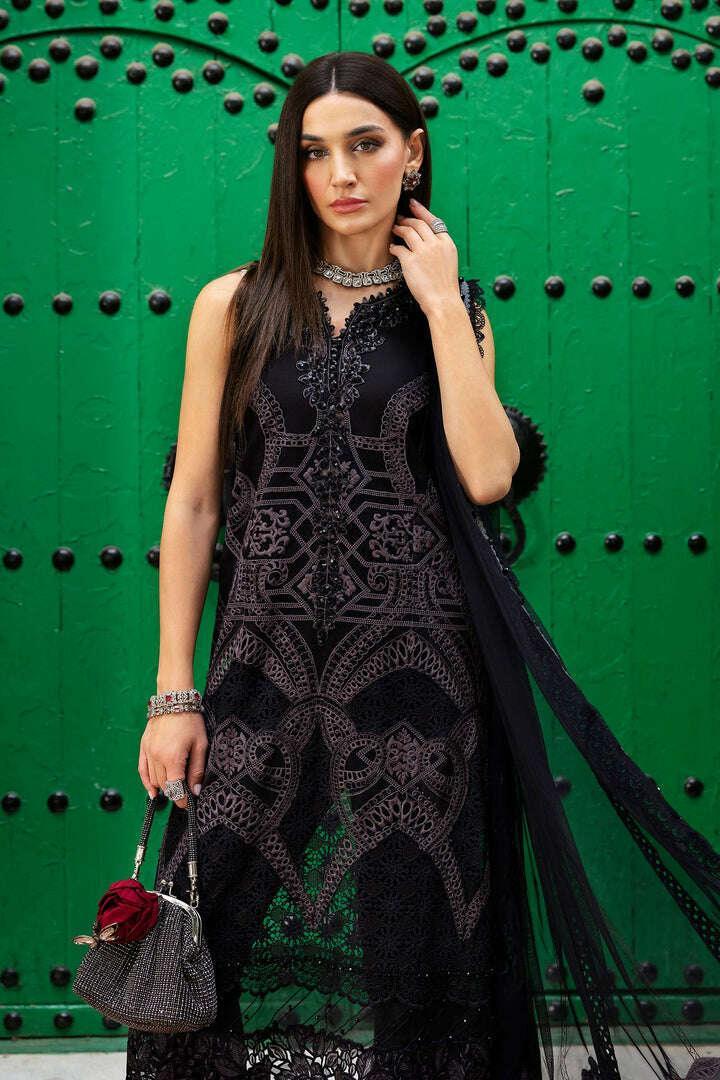 MARIA.B LAWN UNSTITCHED EMB 3PC - City Fabrics 