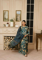 BAROQUE LAWN PRINTED UNSTICH 3PC - City Fabrics 