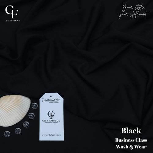 Business Class Black - City Fabrics 