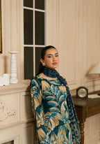 BAROQUE LAWN PRINTED UNSTICH 3PC - City Fabrics 