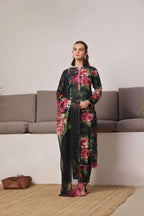 BAROQUE LAWN PRINTED UNSTICH 3PC - City Fabrics 