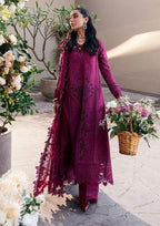 QALAMKAR LAWN UNSTITCHED EMB 3PC - City Fabrics 