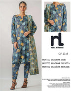 NISHAT KHADDAR UNSTITCHED PRINTED 3PC - City Fabrics 
