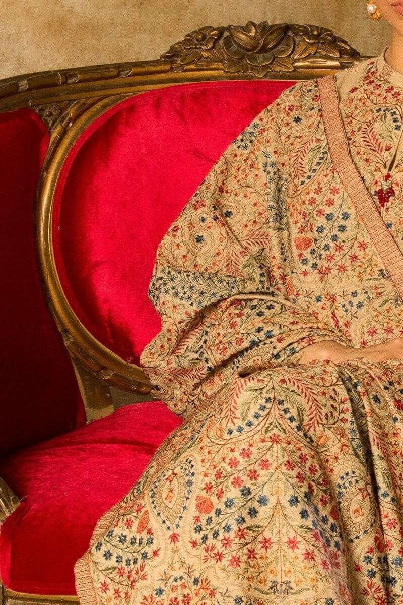 BAREEZE DHANAK UNSTITCHED EMB 3PC - City Fabrics 