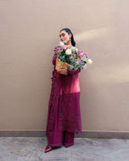 QALAMKAR LAWN UNSTITCHED EMB 3PC - City Fabrics 