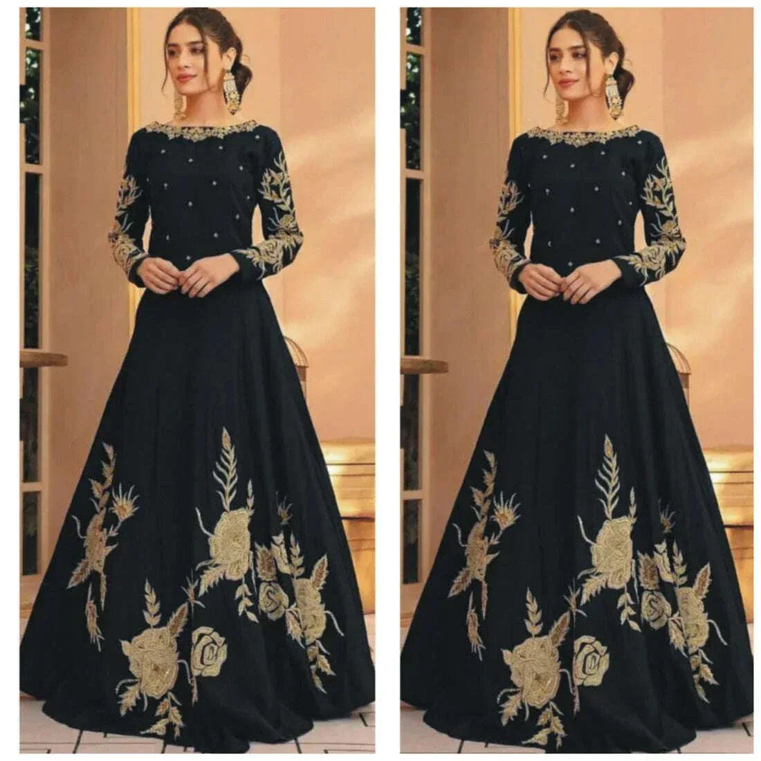 KATTAN SILK UNSTICH EMBROIDERED 3PC - City Fabrics 