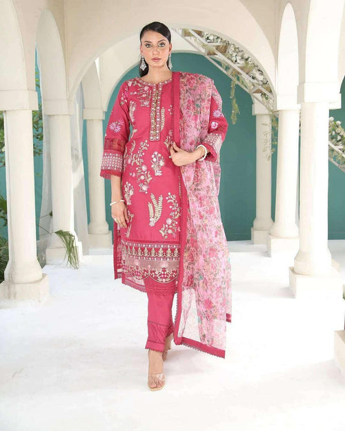 AZALIA LAWN UNSTITCHED EMB 3PC - City Fabrics 