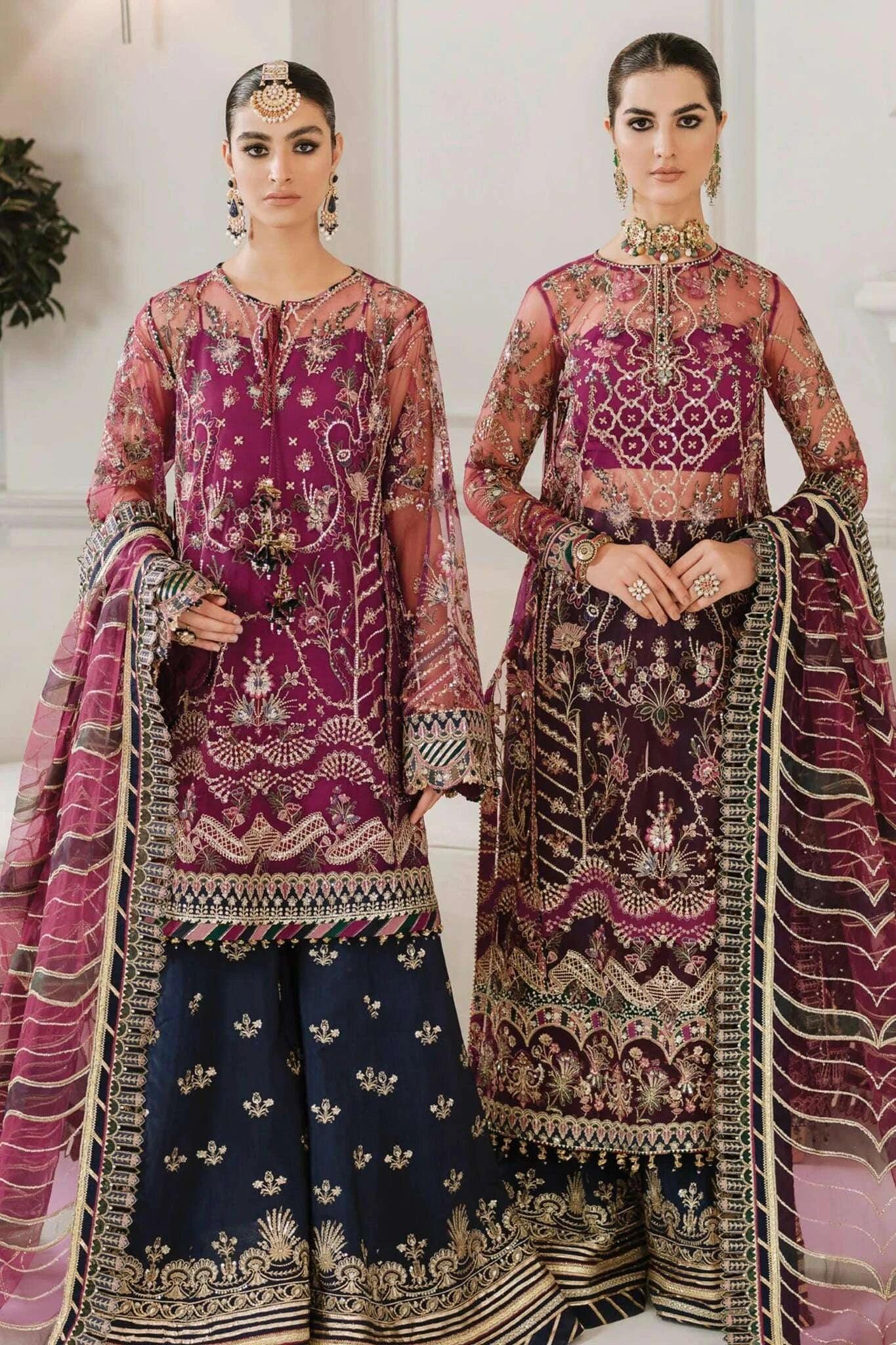 BAROQUE NET UNSTITCHED EMB SUIT - City Fabrics 