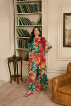 BAROQUE LAWN PRINTED UNSTICH 3PC - City Fabrics 