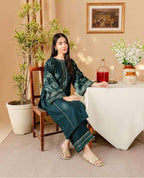 BATIK LAWN UNSTICH EMB 2PC - City Fabrics 