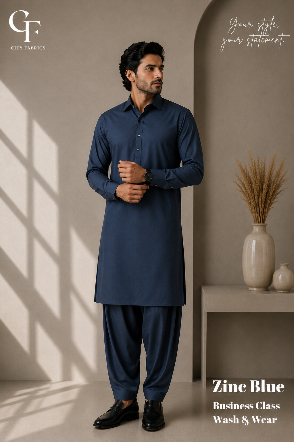 Business Class Zinc Blue