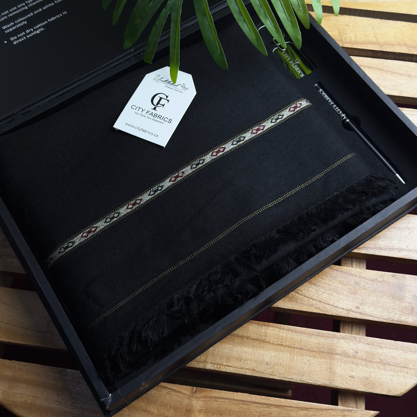 Pure Wool Shawl (Black)