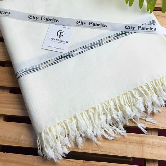 Mix Wool Shawl (Cream)