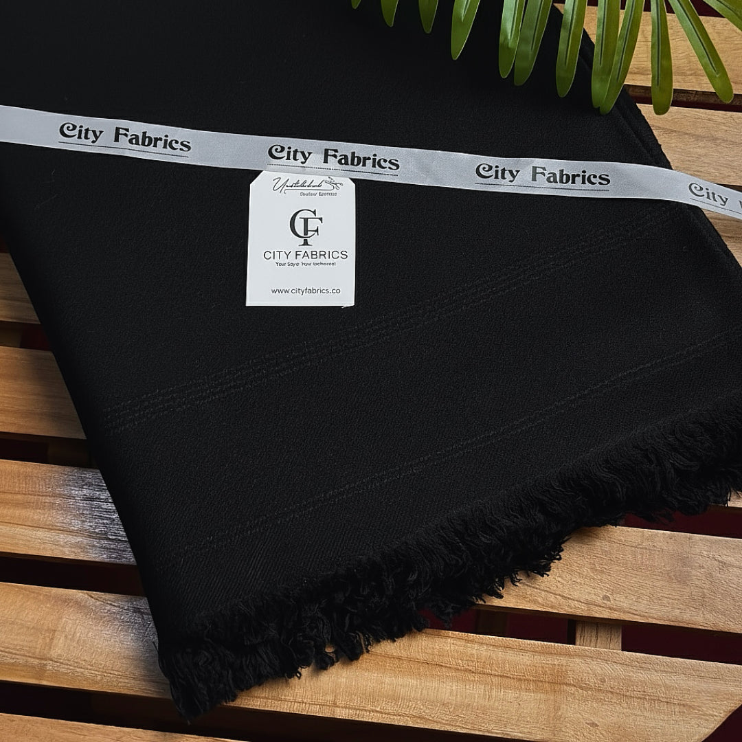 Mix Wool Shawl (Black)