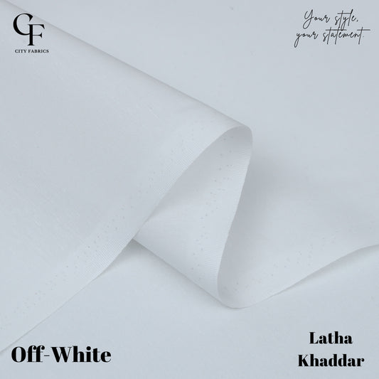Latha Khaddar Off White