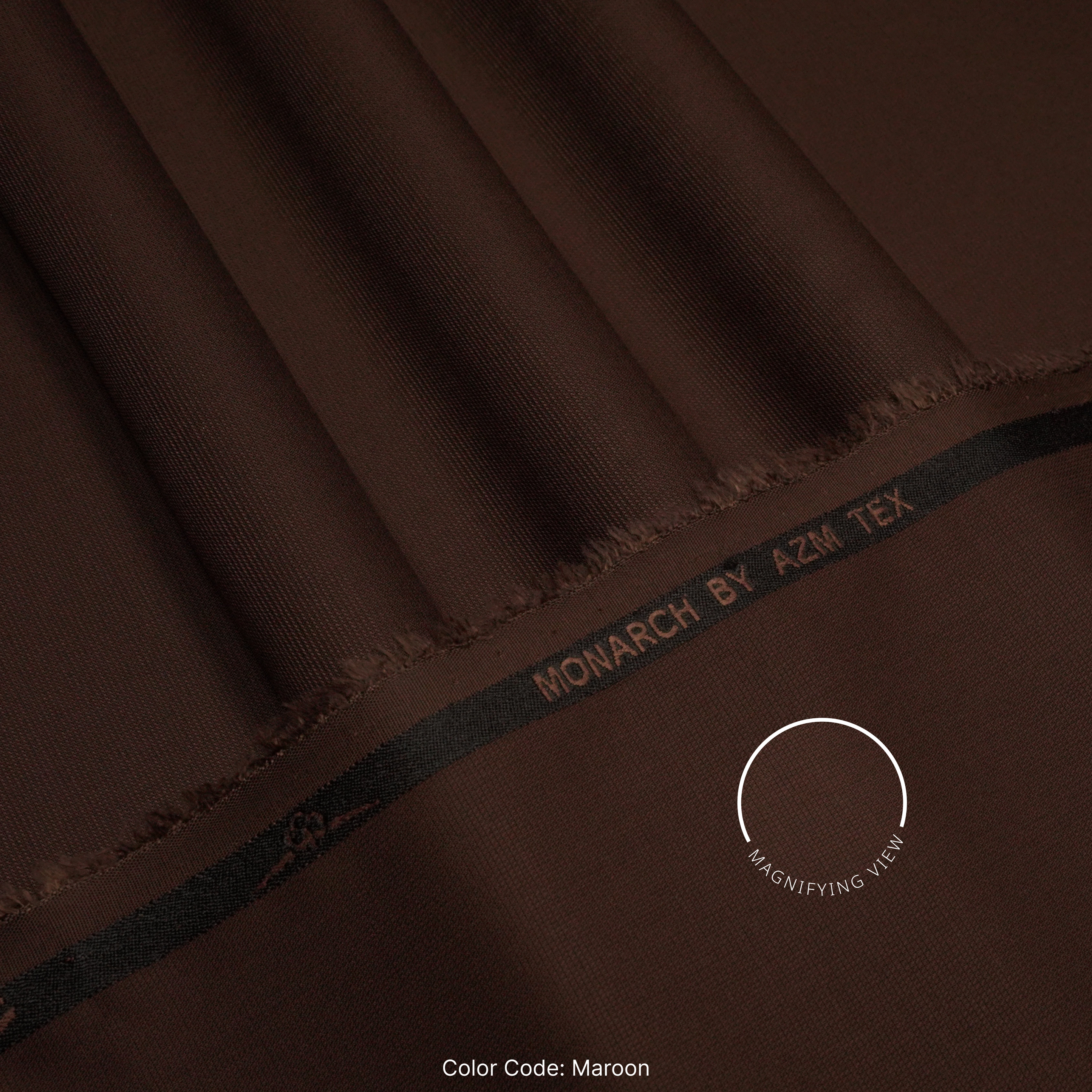 Monarch Wash & Wear By Azm Maroon