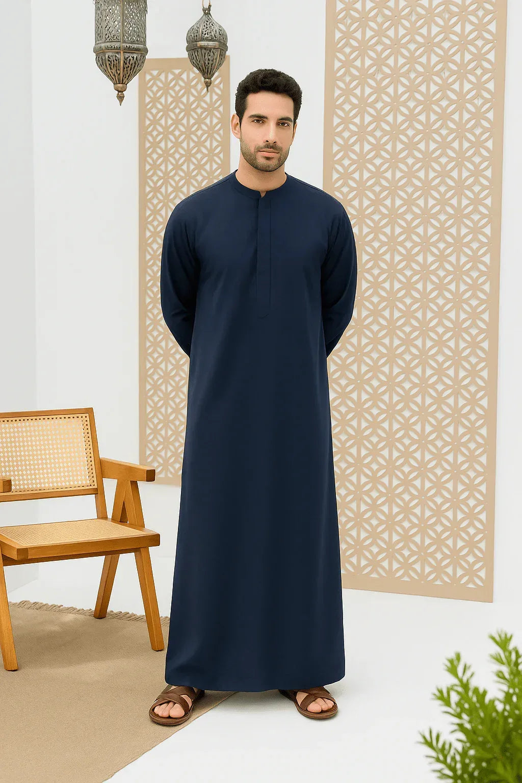 Navy Blue Jubba - City Fabrics 